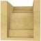 Ekena Millwork 6"W x 6"D x 6"H Wide New Brighton Rough Cedar Woodgrain TimberThane Corbel, Primed Tan CORUR06X06X06NEBRCPR - alternate 3